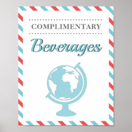 Drink: Rood vliegtuig vliegtuig Rood vliegtuig Bev Poster