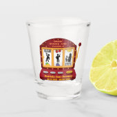 Drink Rook en Gamble Shot Glass Shot Glas (Voorkant)