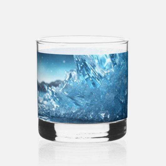 Drink rotsglas whisky glas (Voorkant)