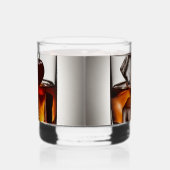 Drink rotsglas whisky glas (Rechts)
