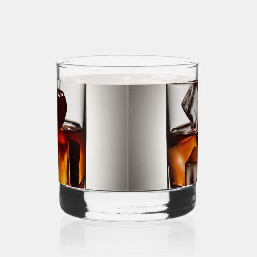 Drink rotsglas whisky glas (Rechts)