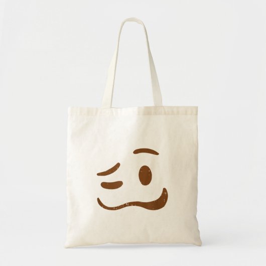 Drink ruw mondkruid gezicht Emojis Halloween C Tote Bag (Voorkant)