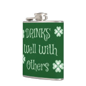 Drink Saint Patricks Day Funny Green Heupfles (Links)