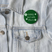 Drink Saint Patricks Day Funny Green Ronde Button 5,7 Cm (In situ)