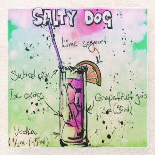 Drink Salty Dog Recipe Glazen Onderzetter