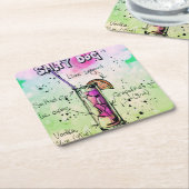 Drink Salty Dog Recipe Kartonnen Onderzetters (Schuin)