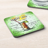 Drink Salty Dog Recipe Onderzetter (Linkerzijde)