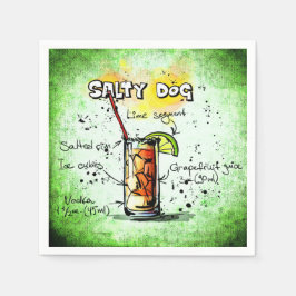 Drink Salty Dog Recipe Servetten