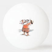 Drink Santa 1-sterren ping pong bal Pingpongbal (Voorkant)
