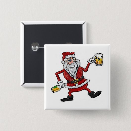 DRINK SANTA BADGE EN/OF BUTTON (Voorkant /achterkant)