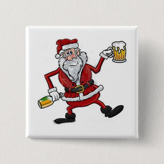 DRINK SANTA BADGE EN/OF BUTTON (Voorkant)