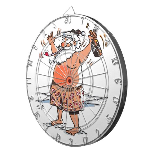 Drink Santa dartboard Dartbord (Voorkant Rechts)