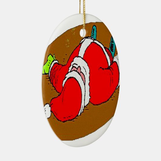 DRINK SANTA KERAMISCH ORNAMENT (Rechts)