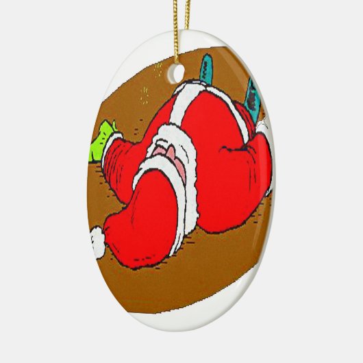 DRINK SANTA KERAMISCH ORNAMENT (Links)