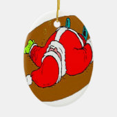 DRINK SANTA KERAMISCH ORNAMENT (Voorkant)