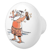 Drink Santa keramische knop (Rechts)