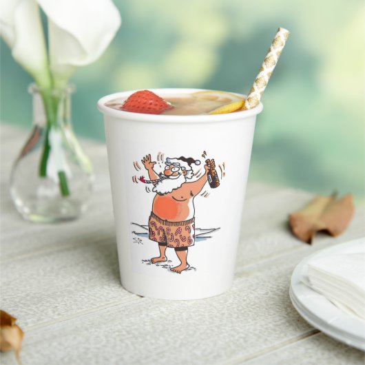 Drink Santa papieren bekers (Insitu)