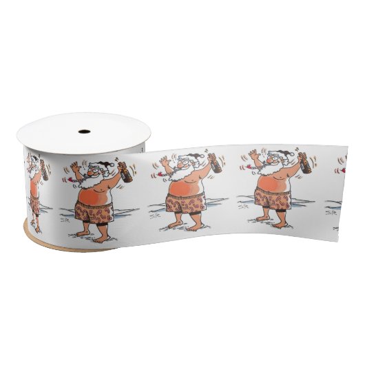 Drink Santa Ribbon-spoel Satijnen Lint (Spoel)