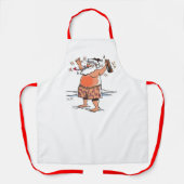 Drink Santa vrouwen chef-kok schort (Voorkant)