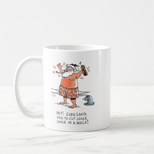 Drink Santa w seal mok (Links)