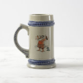 Drink Santa w seal stein Bierpul (Links)