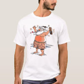 Drink Santa wit T-shirt (Voorkant)