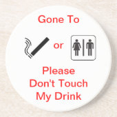 Drink Saver Zandsteen Onderzetter (Voorkant)