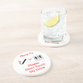 Drink Saver Zandsteen Onderzetter (Zijkant)