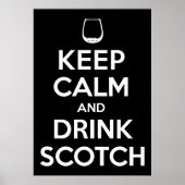 Drink Scotch Poster (Voorkant)