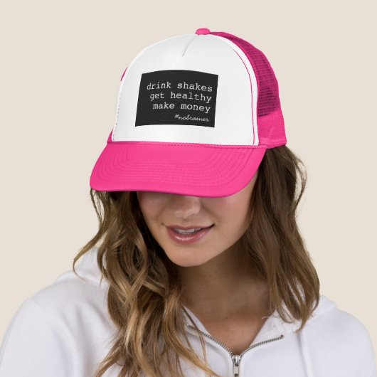 Drink Shakes #nobrainer Black Box Trucker Pet (In situ)