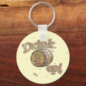 Drink Sint Patrick's Day Sleutelhanger (Voorkant)