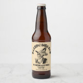 Drink skelet Sjabloon Bier Etiket (Voorkant)