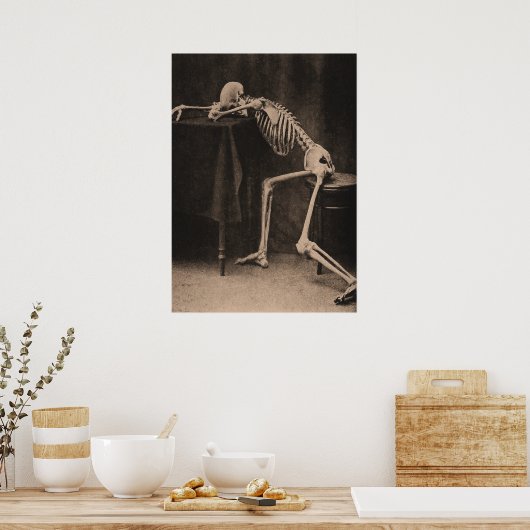 Drink Skeleton Poster (Keuken)