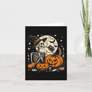 Drink Skeleton Pumpkin Halloween kostuum Vrouwen Kaart