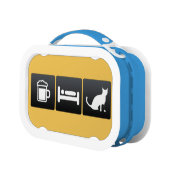 Drink, slaapstand en dierenartsen lunchbox (Links)