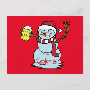 Drink Snowman Thunder_Cove drink bieren Briefkaart