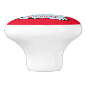 Drink Snowman Thunder_Cove drink bieren Keramische Knop (Zijkant)