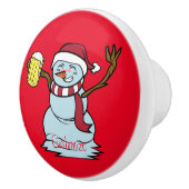 Drink Snowman Thunder_Cove drink bieren Keramische Knop (Rechts)