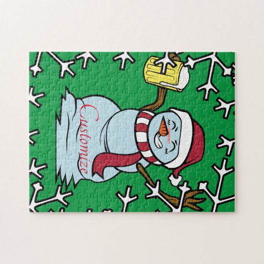 Drink Snowman Thunder_Cove drink bieren Legpuzzel (Horizontaal)