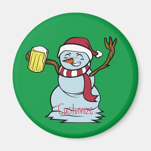 Drink Snowman Thunder_Cove drink bieren Magneet (Voorkant)
