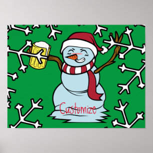 Drink Snowman Thunder_Cove drink bieren Poster