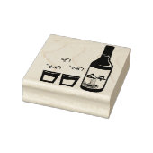 Drink Soju! "Geonbae" (건배) "Jjan" (짠) Rubberstempel (Stempel)