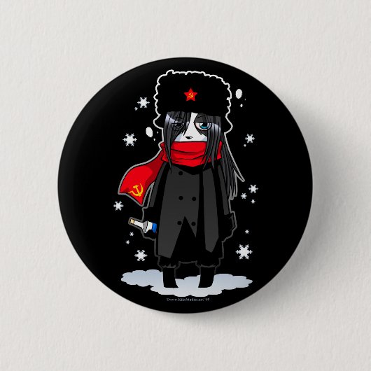 Drink Sovjet Panda Pin Ronde Button 5,7 Cm (Voorkant)