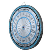 Drink Spel Al Regeling van de Douanetekst Dartbord (Voorkant Rechts)