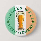 Drink - St Patrick's Day Button (Voorkant)