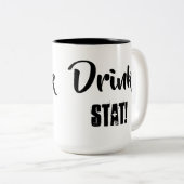 Drink Stat! Mok (Voorkant rechts)