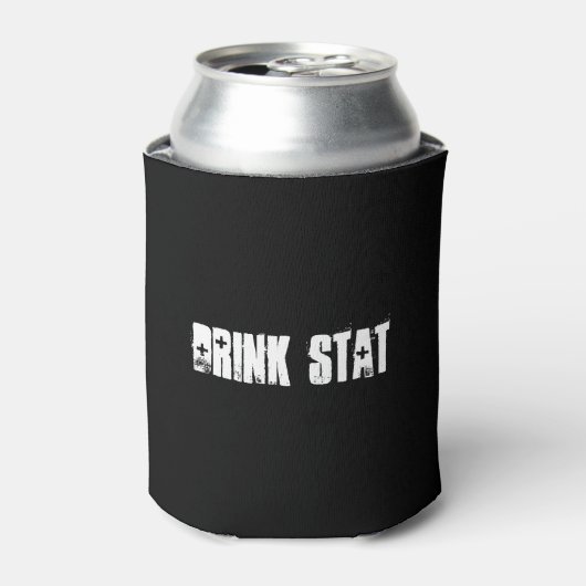 Drink STAT Verpleegkundige bekerhouder Blikjeskoeler (Blikje Voorkant)