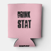 Drink STAT! Verpleegster Cup houder Blikjeskoeler (Voorkant)