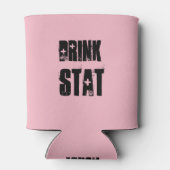 Drink STAT! Verpleegster Cup houder Blikjeskoeler (Achterkant)