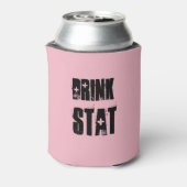 Drink STAT! Verpleegster Cup houder Blikjeskoeler (Blikje Achterkant)